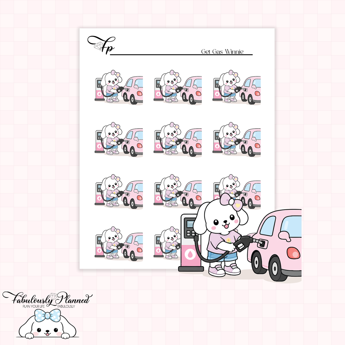Get Gas Winnie Stickers