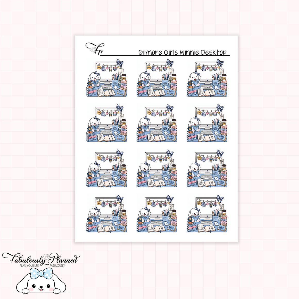 Gilmore Girls Winnie Desktop Stickers