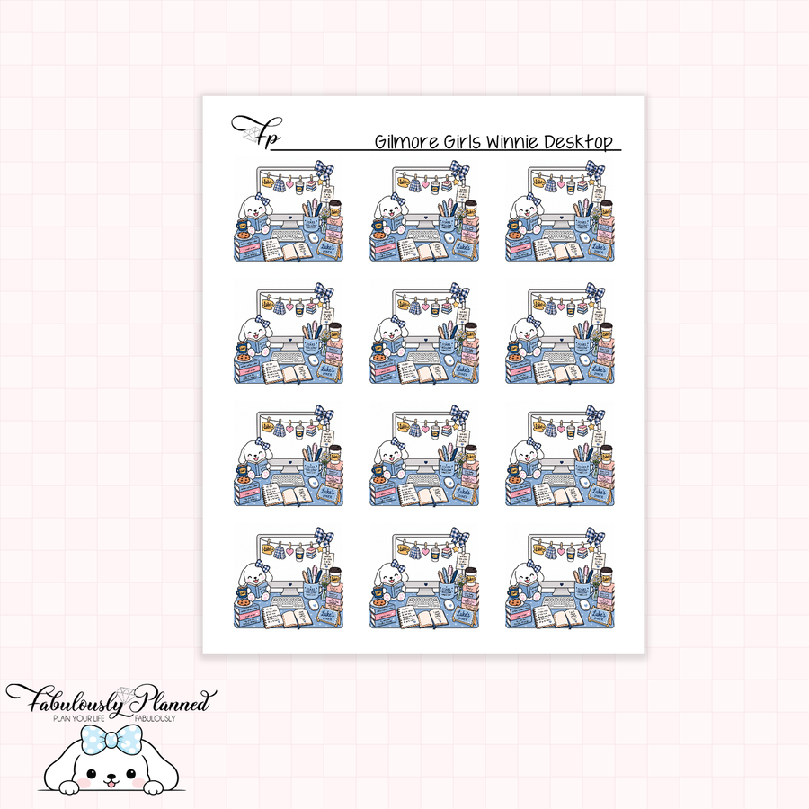 Gilmore Girls Winnie Desktop Stickers