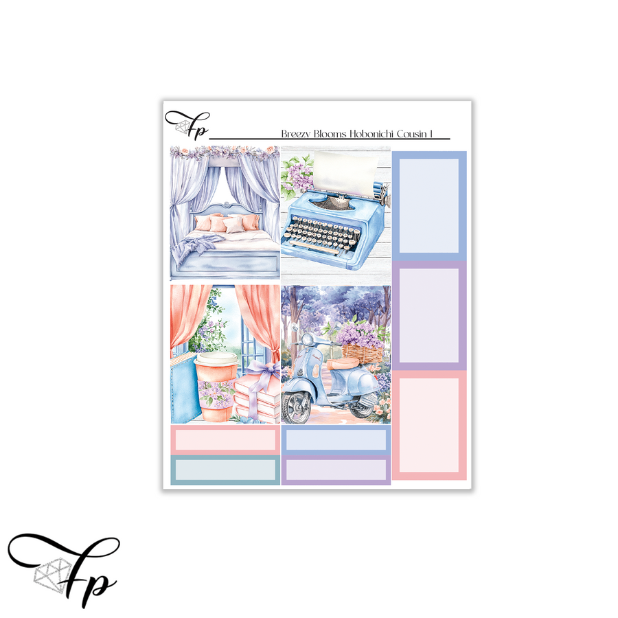 Breezy Blooms Hobonichi Cousin 1