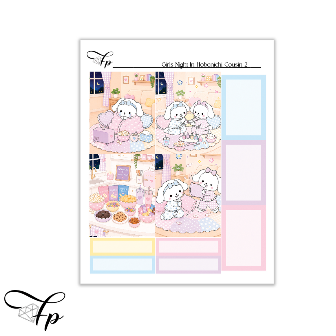 Girls Night In Hobonichi Cousin 2