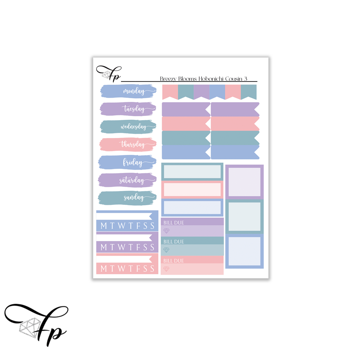 Breezy Blooms Hobonichi Cousin 3