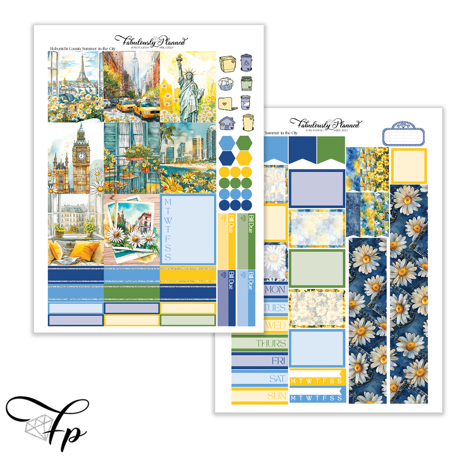 Summer in the City - Hobonichi Cousin Kit