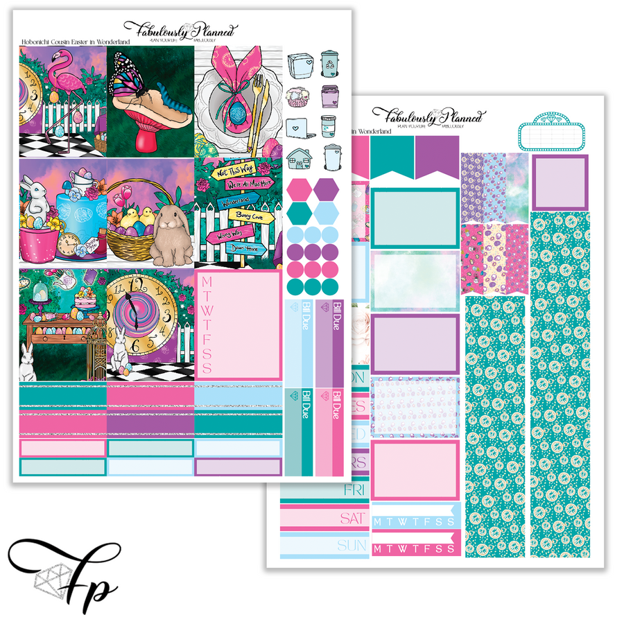 Easter in Wonderland - Hobonichi Cousin