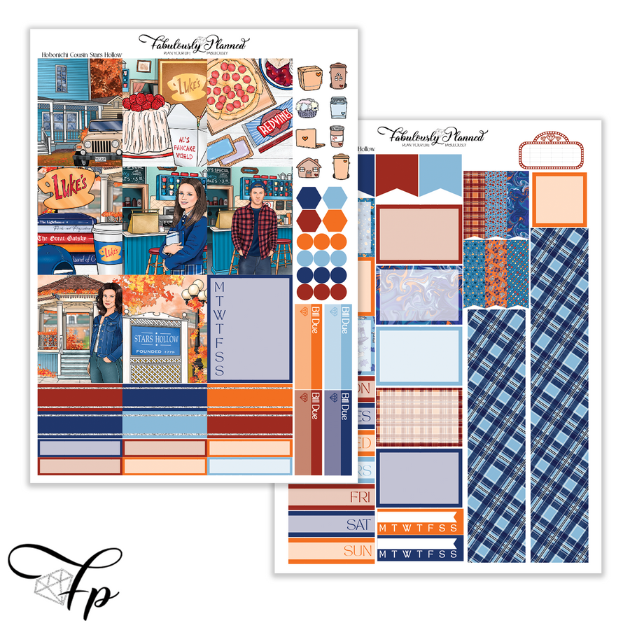 Stars Hollow - Hobonichi Cousin Kit