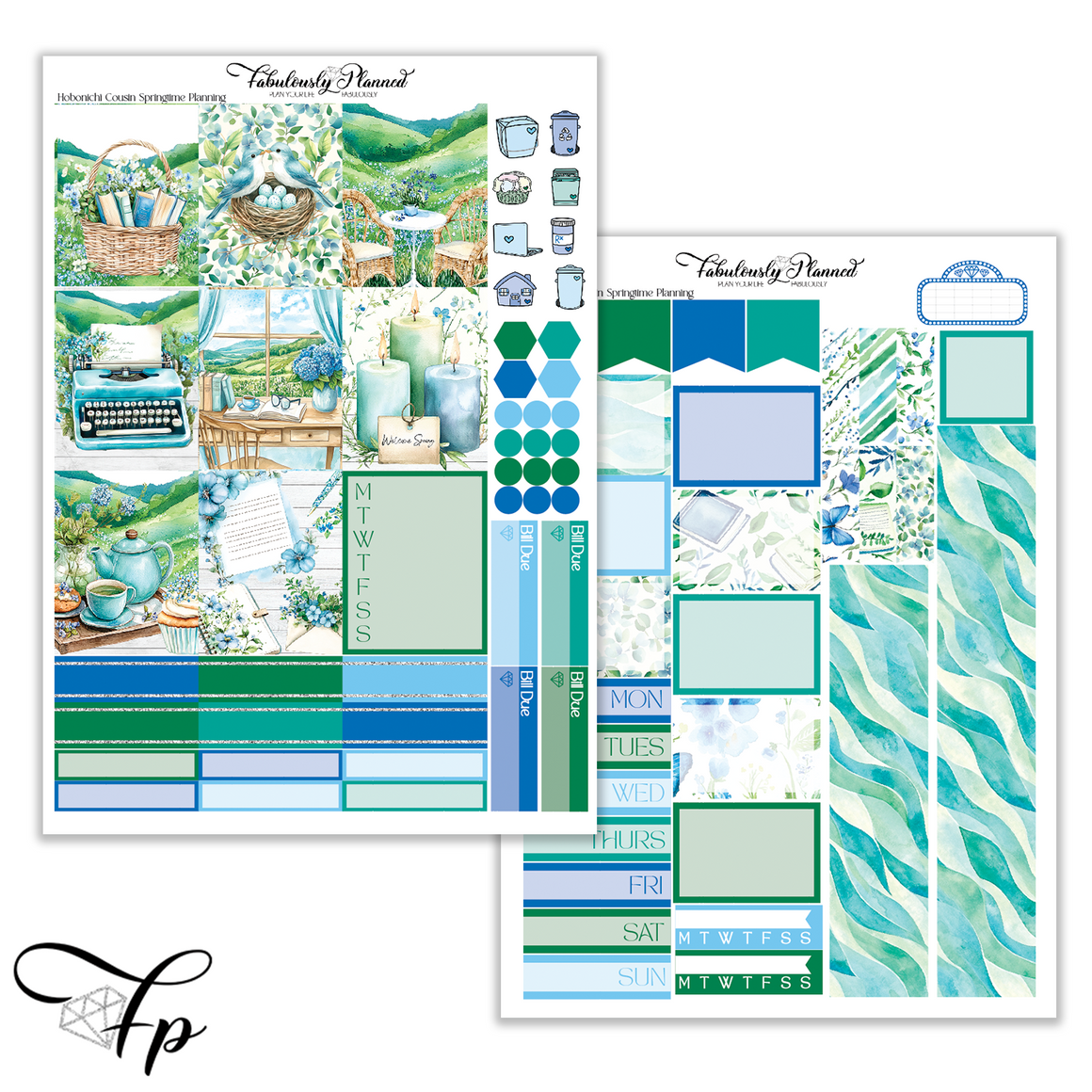 Springtime Planning - Hobonichi Cousin