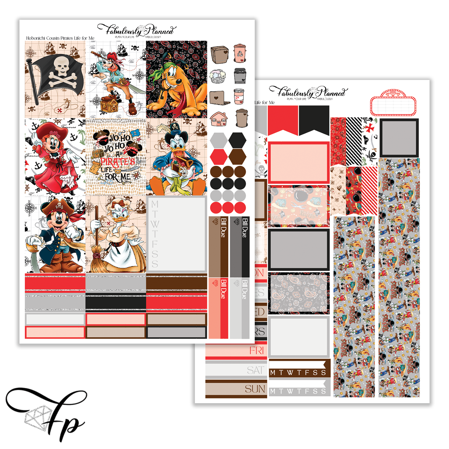 Pirates Life for Me - Hobonichi Cousin