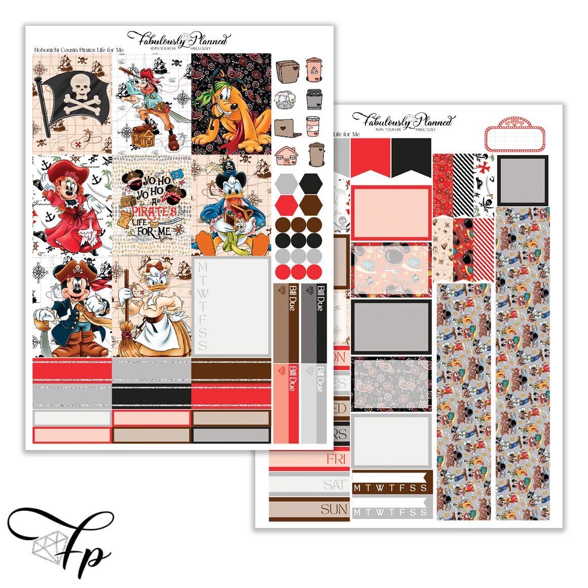 Pirates Life for Me - Hobonichi Cousin