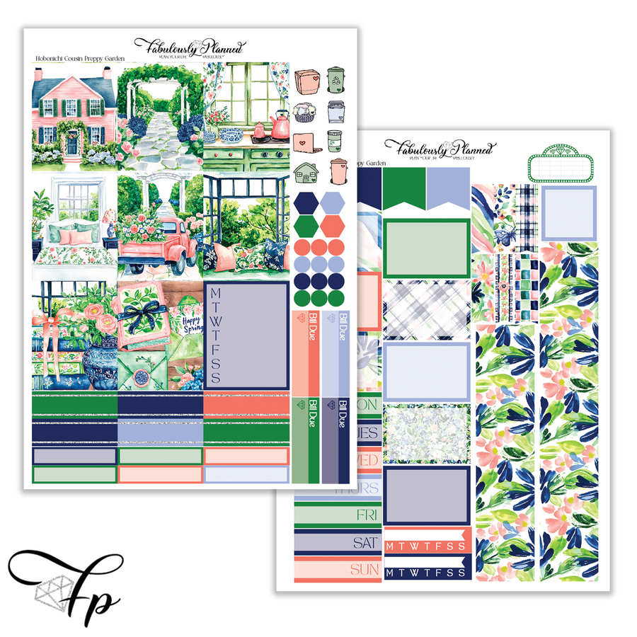 Preppy Garden - Hobonichi Cousin