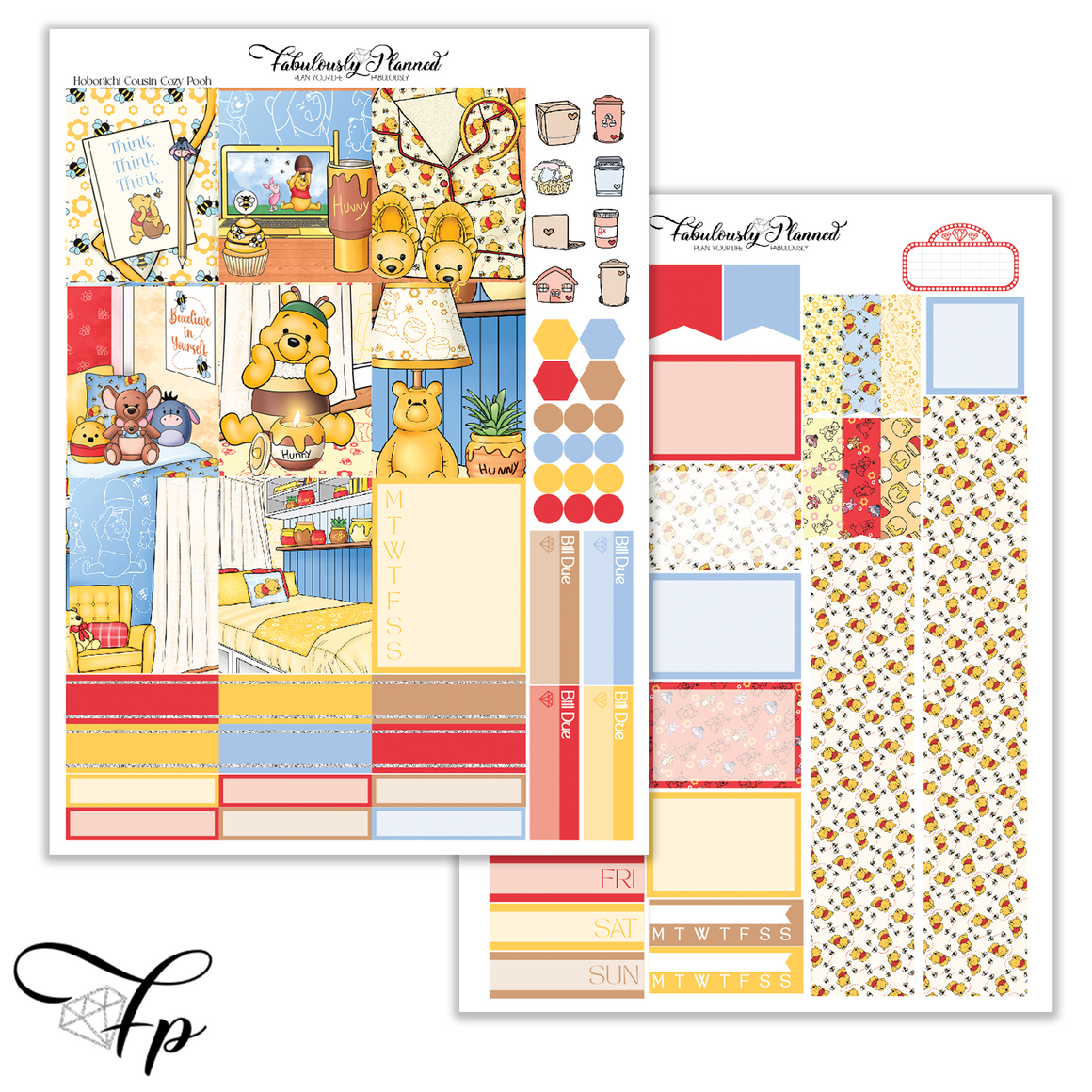 Cozy Pooh - Hobonichi Cousin