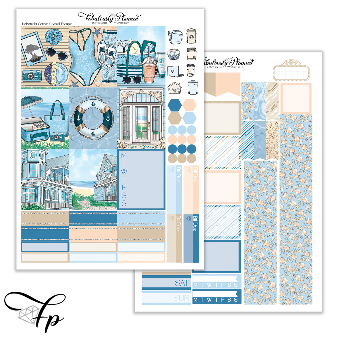 Coastal Escape - Hobonichi Cousin