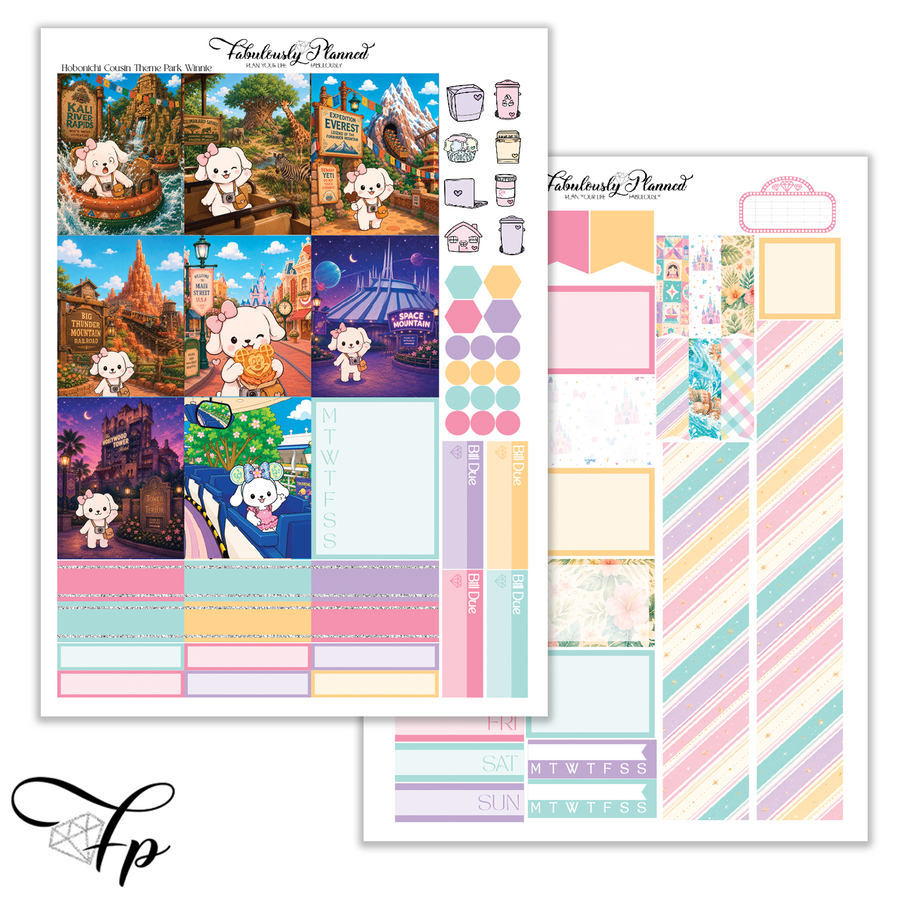 Theme Park Winnie - Hobonichi Cousin
