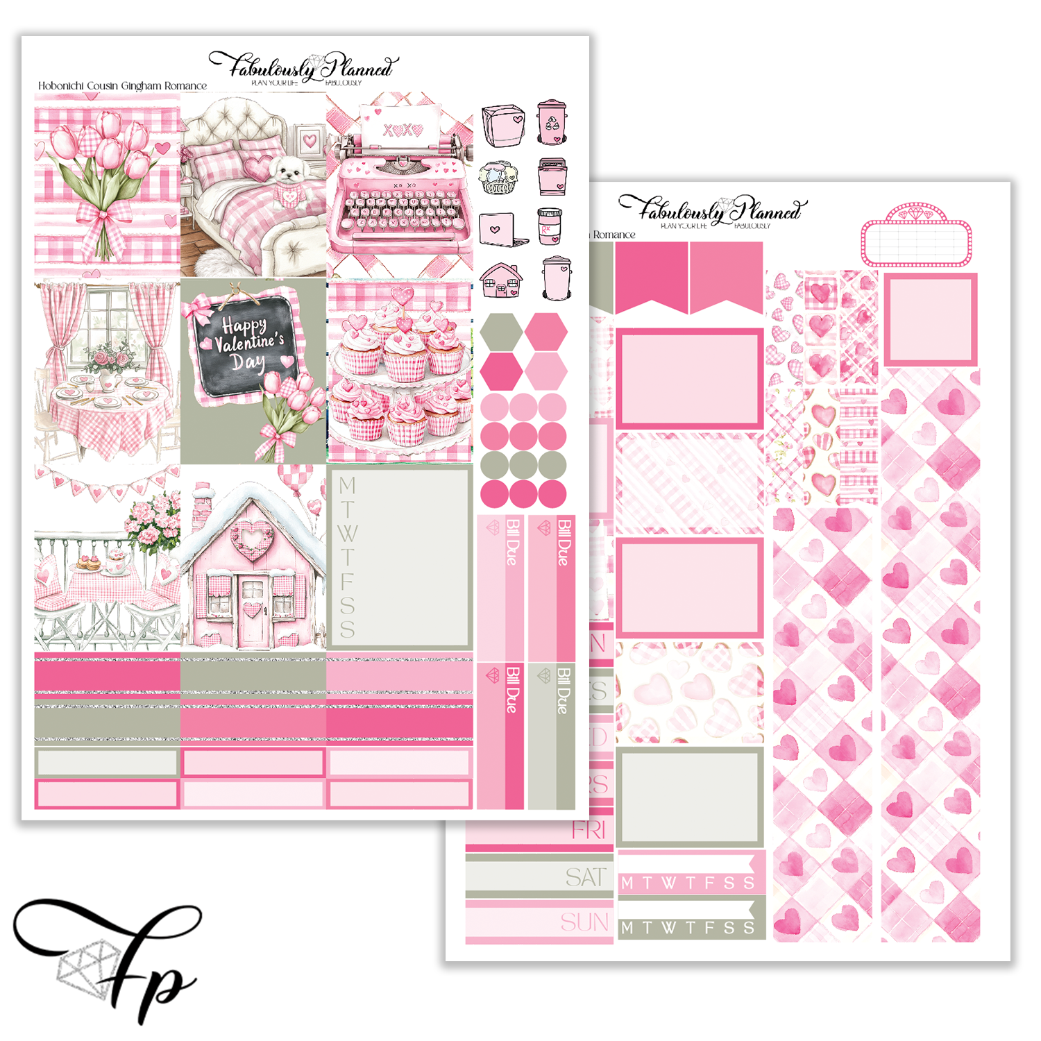 Gingham Romance - Hobonichi Cousin