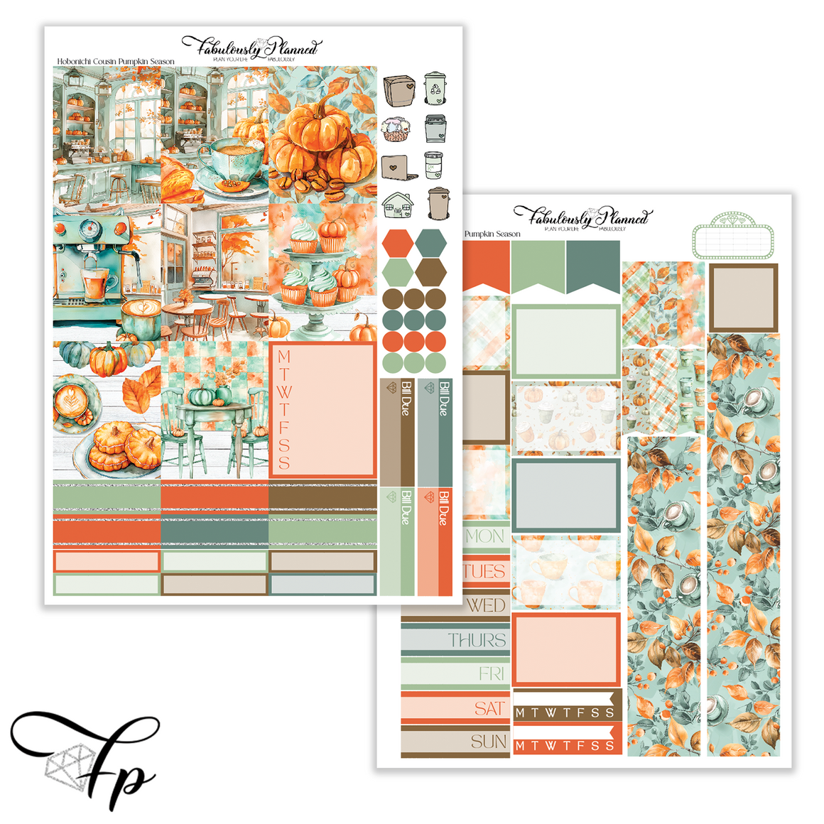 Pumpkin Season - Hobonichi Cousin Kit