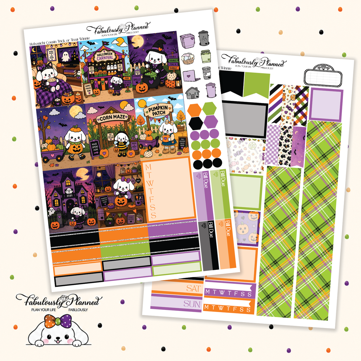 Trick or Treat Winnie - Hobonichi Cousin