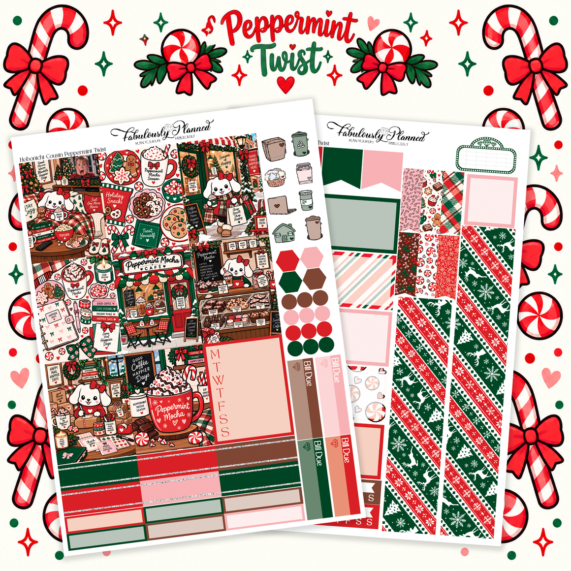 Peppermint Twist - Hobonichi Cousin