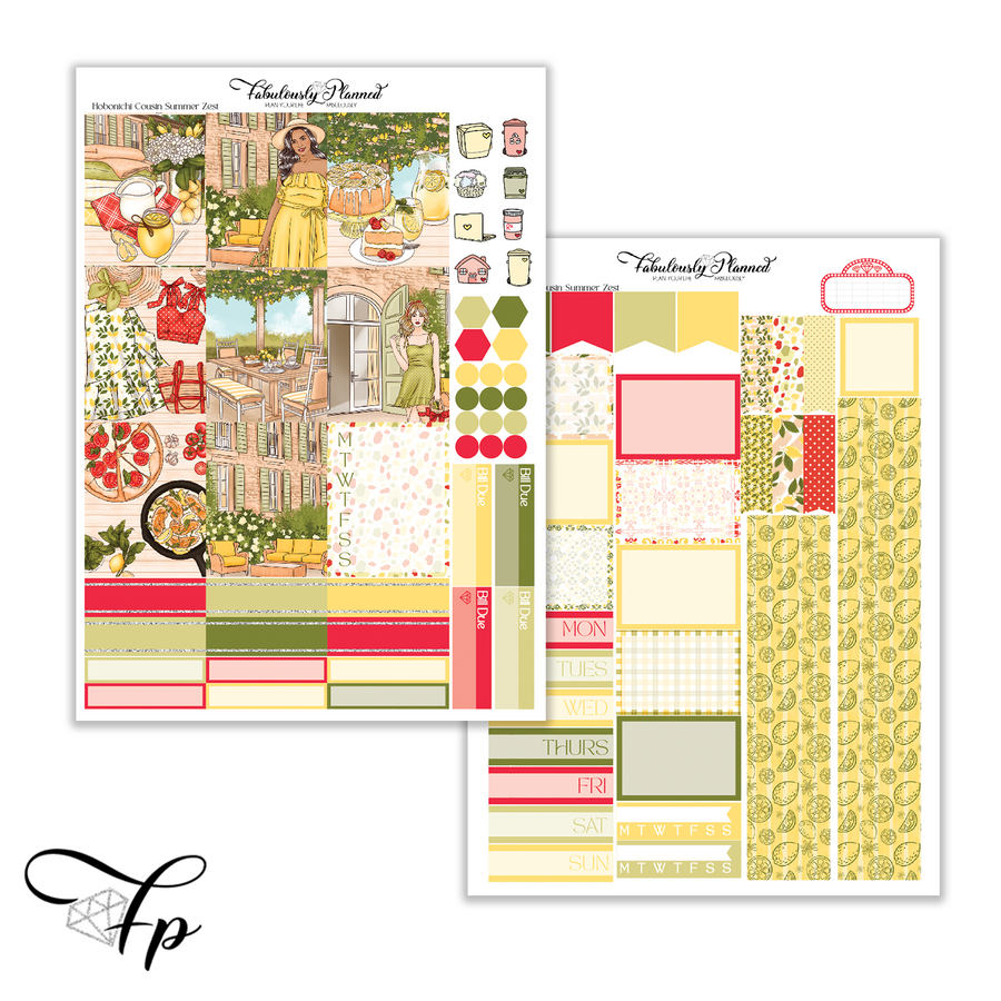 Summer Zest - Hobonichi Cousin Kit