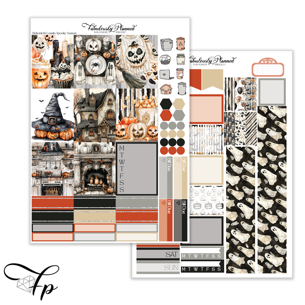 Spooky Season - Hobonichi Cousin Kit