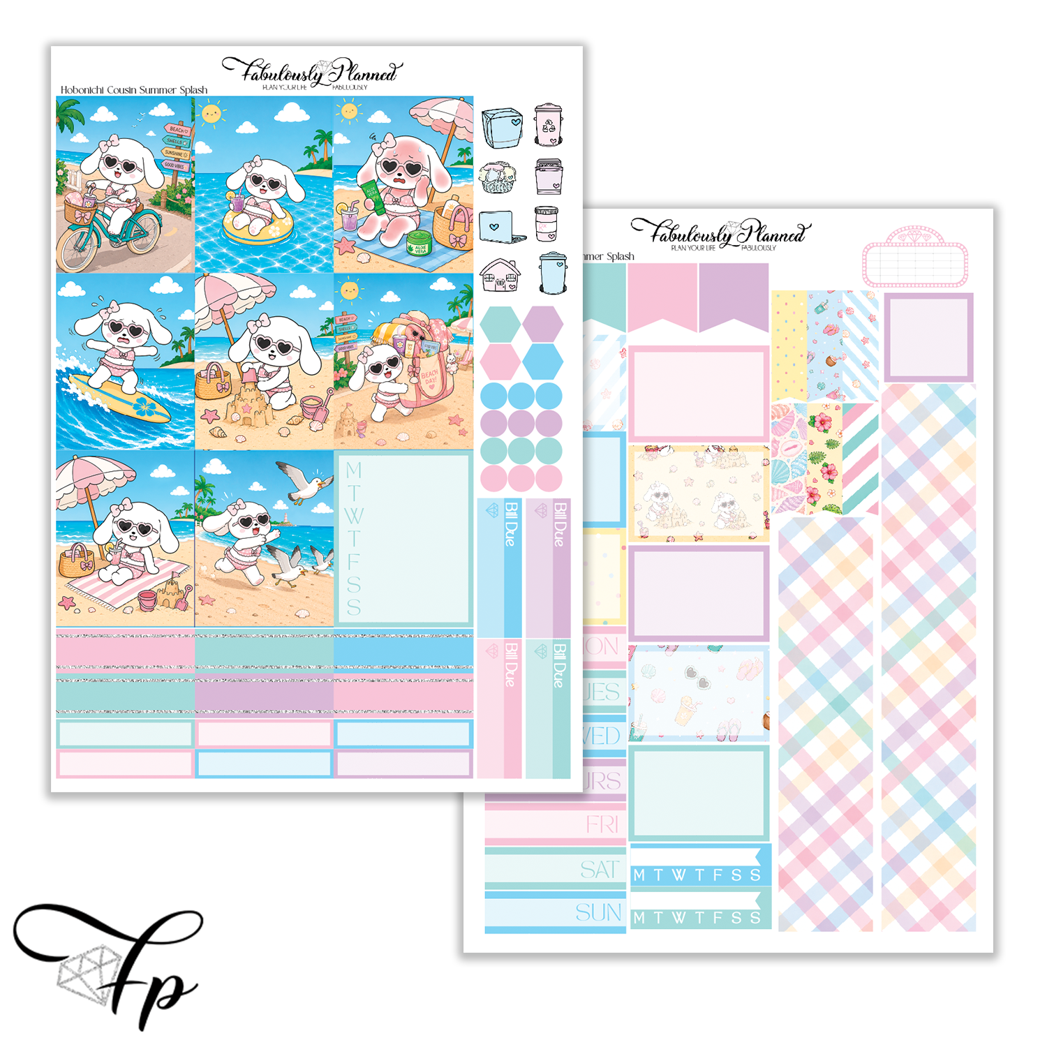 Summer Splash - Hobonichi Cousin