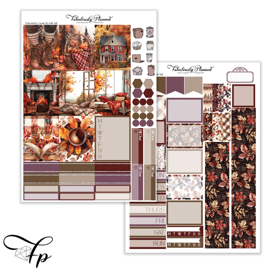 It's Fall Yall - Hobonichi Cousin Kit