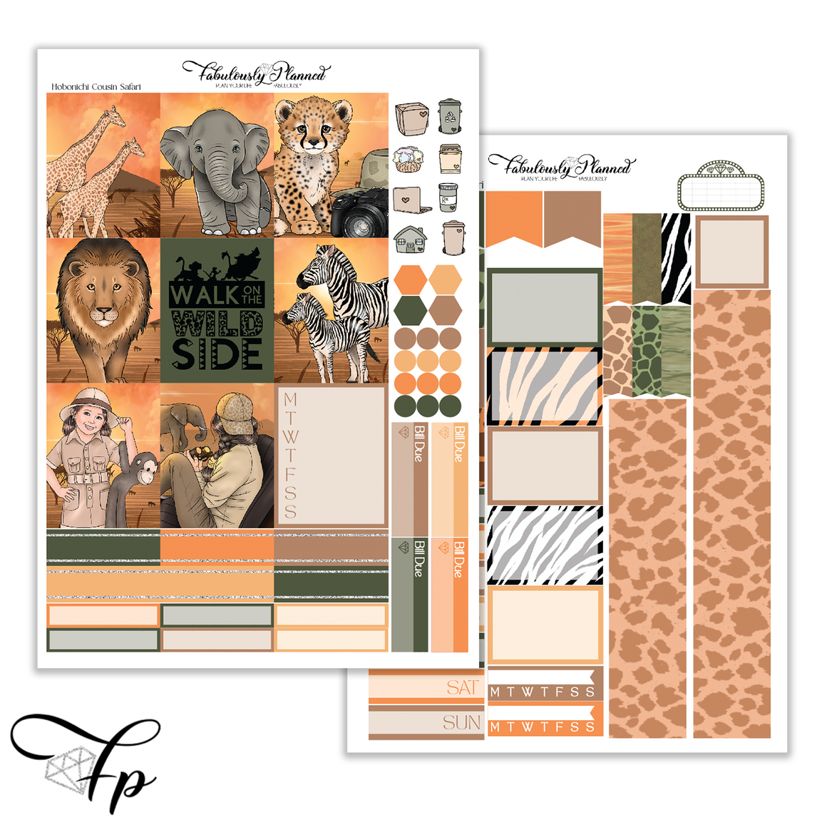 Safari - Hobonichi Cousin Kit