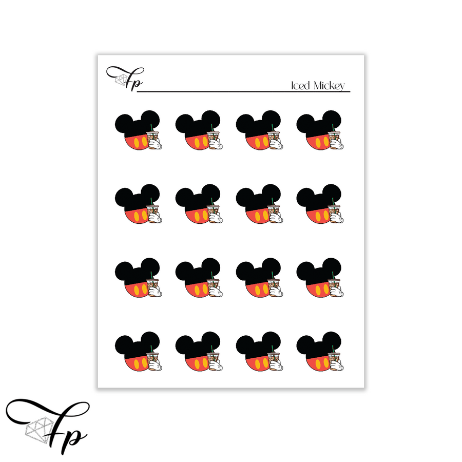 Iced Mickey Stickers