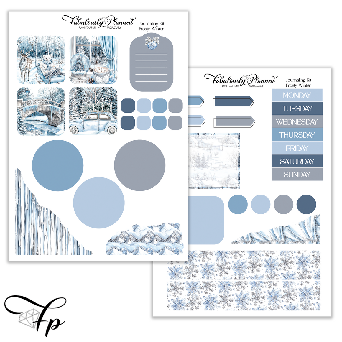 Frosty Winter - Journaling Kit