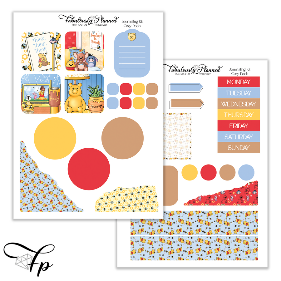 Cozy Pooh - Journaling Kit