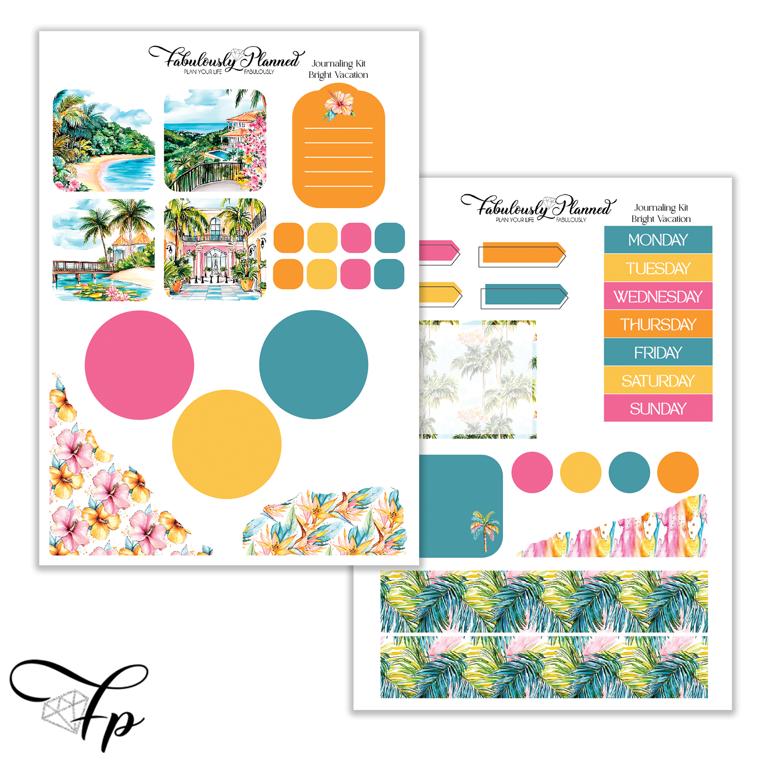 Bright Vacation - Journaling Kit