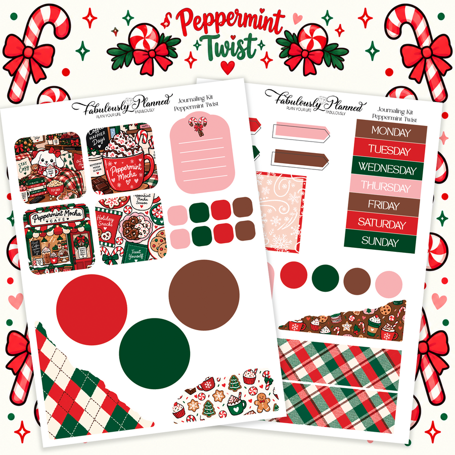 Peppermint Twist - Journaling Kit