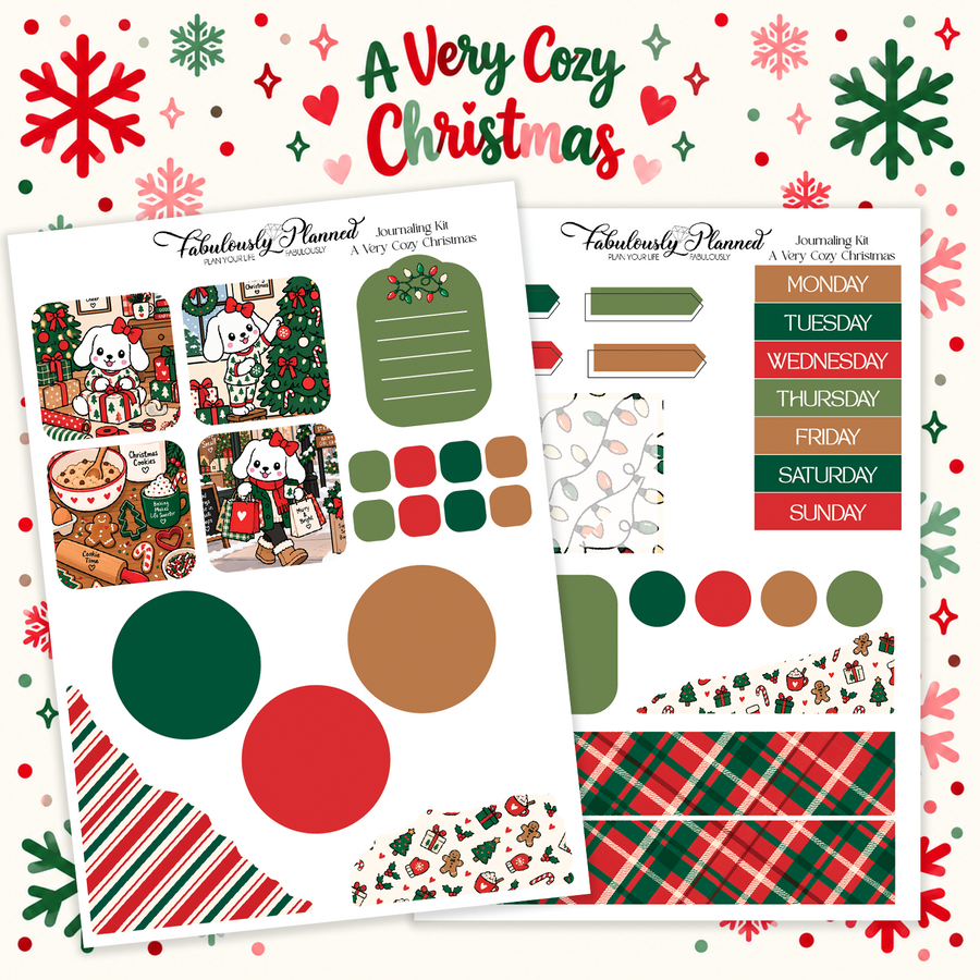A Very Cozy Christmas - Journaling Kit