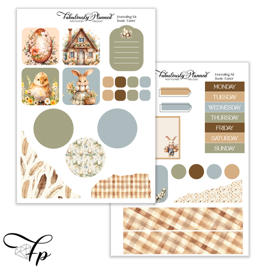 Rustic Easter- Journaling Kit