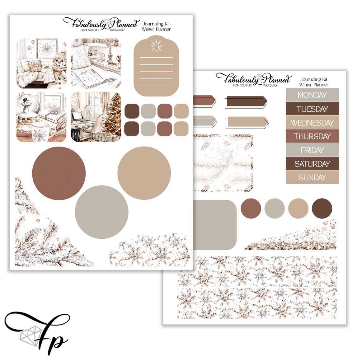 Winter Planner - Journaling Kit