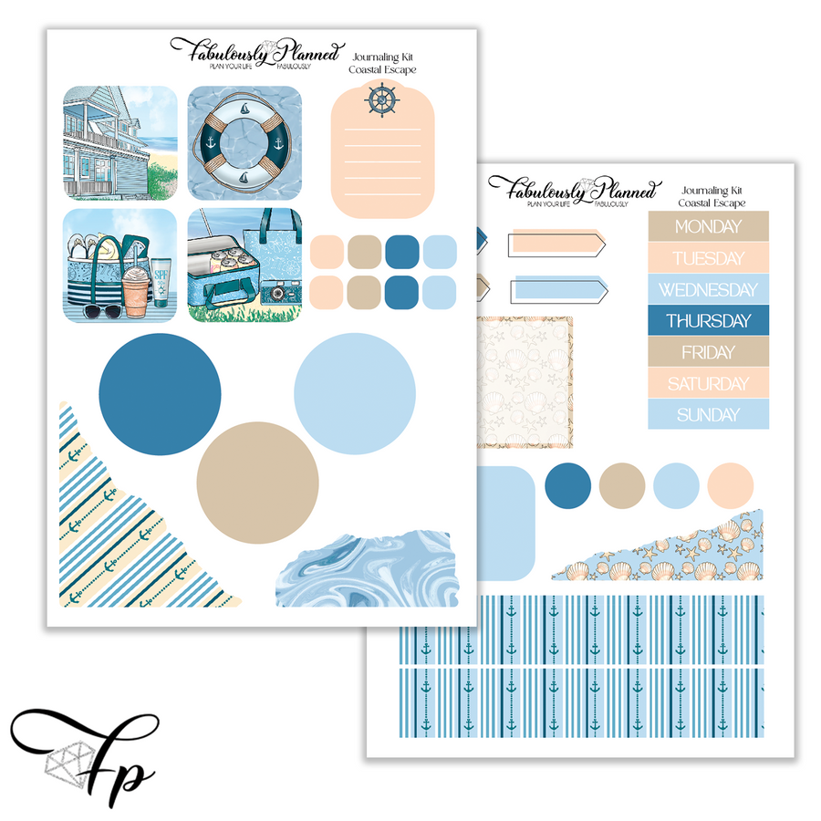 Coastal Escape - Journaling Kit