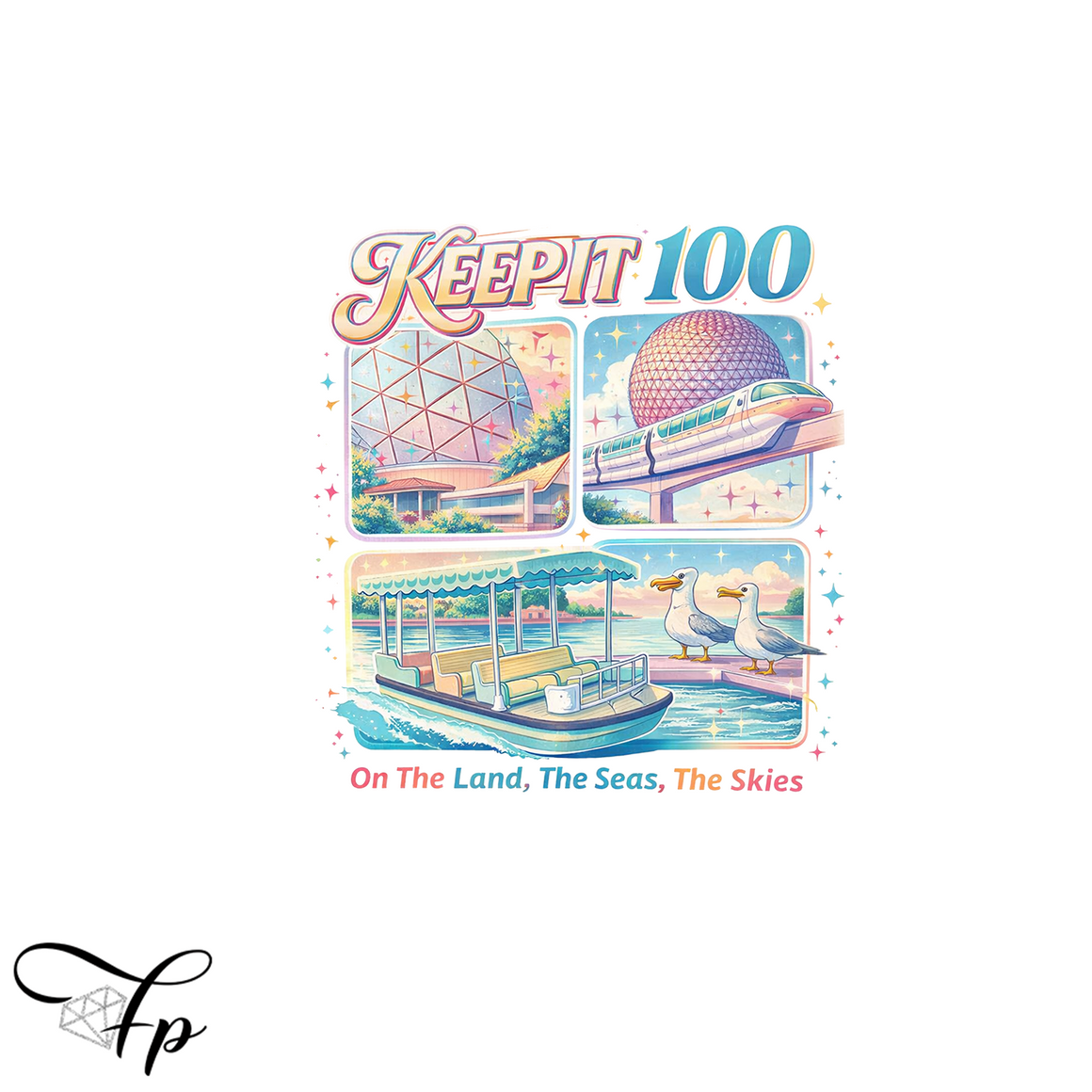 Keep it 100 Vinyl Decal