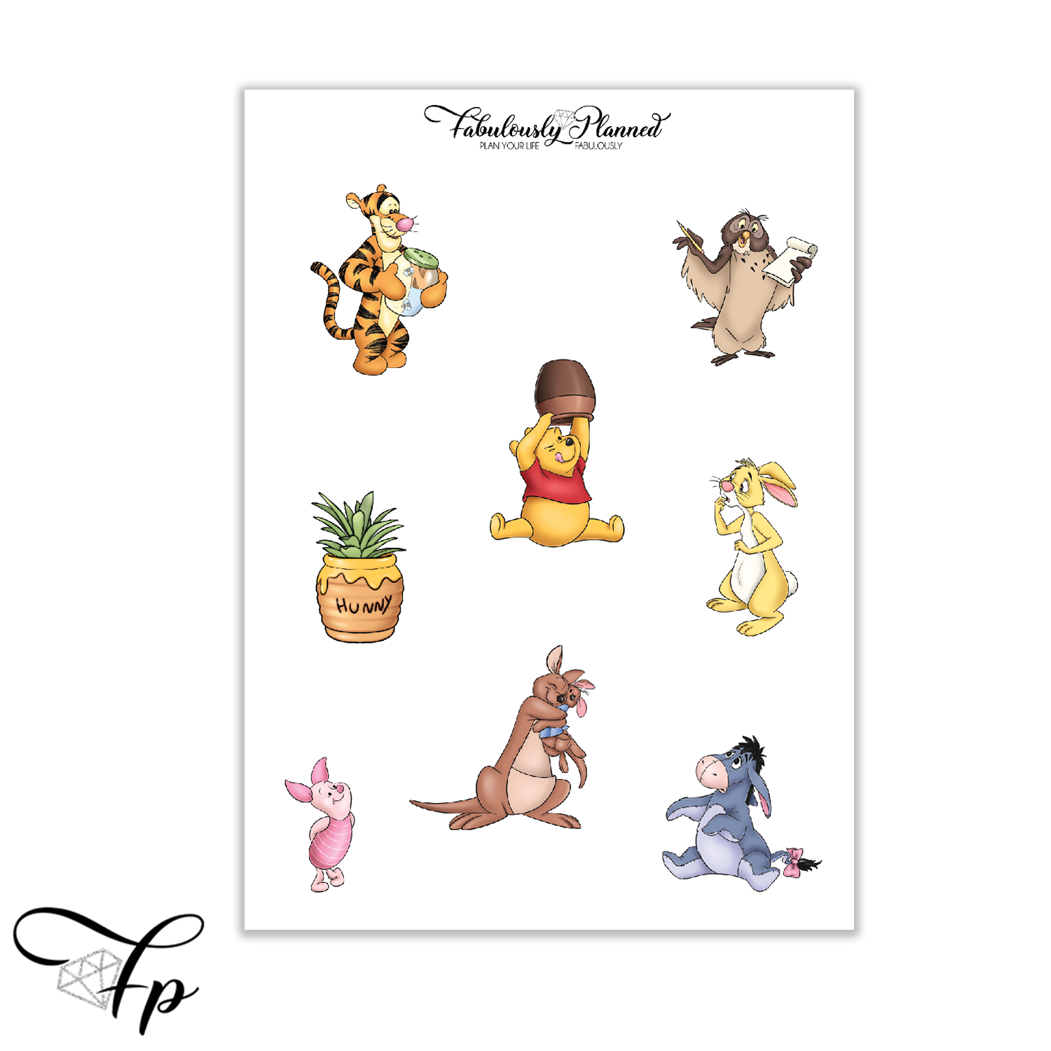 Cozy Pooh Large Decorative Sheet