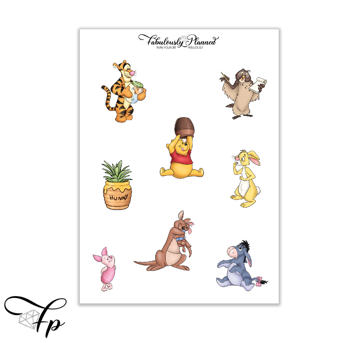 Cozy Pooh Large Decorative Sheet