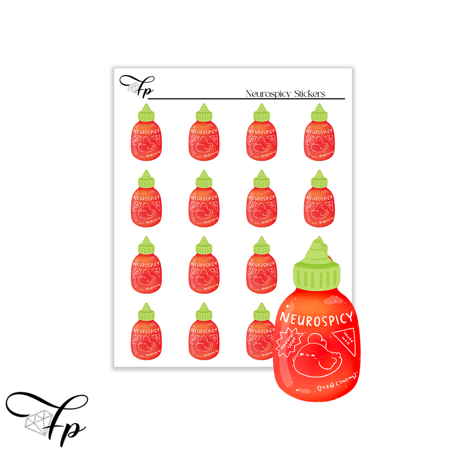Neurospicy Stickers
