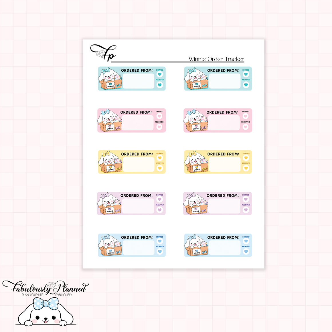 Winnie Order Tracker
