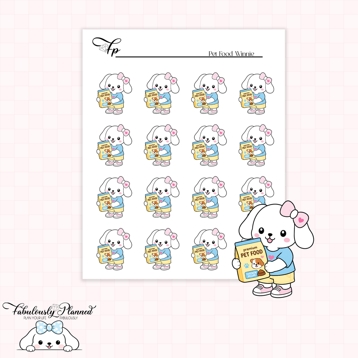 Pet Food Stickers