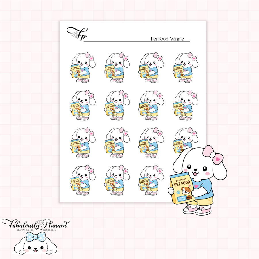 Pet Food Stickers