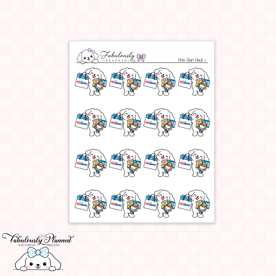 PetSmart Planner Stickers