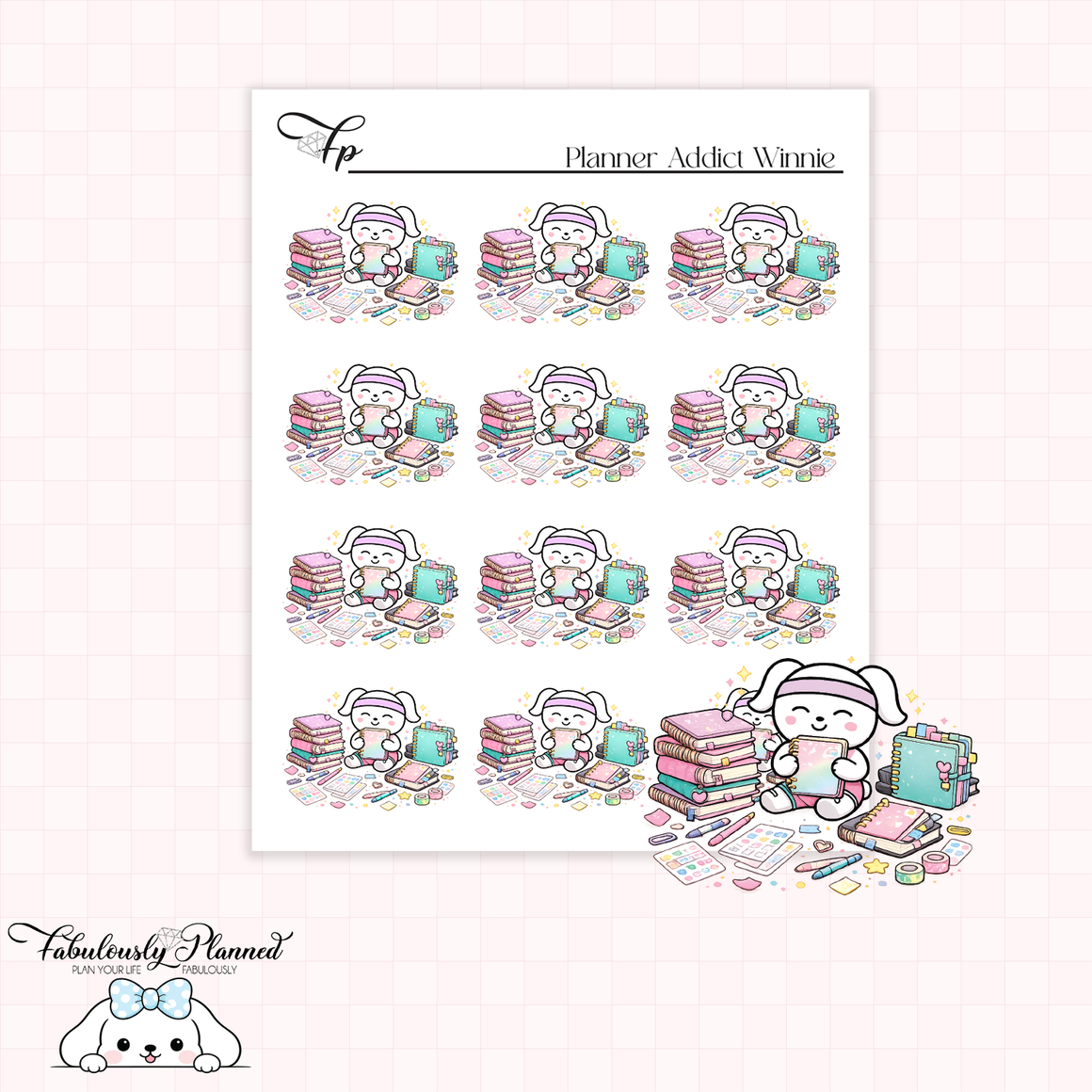Planner Addict Winnie Stickers
