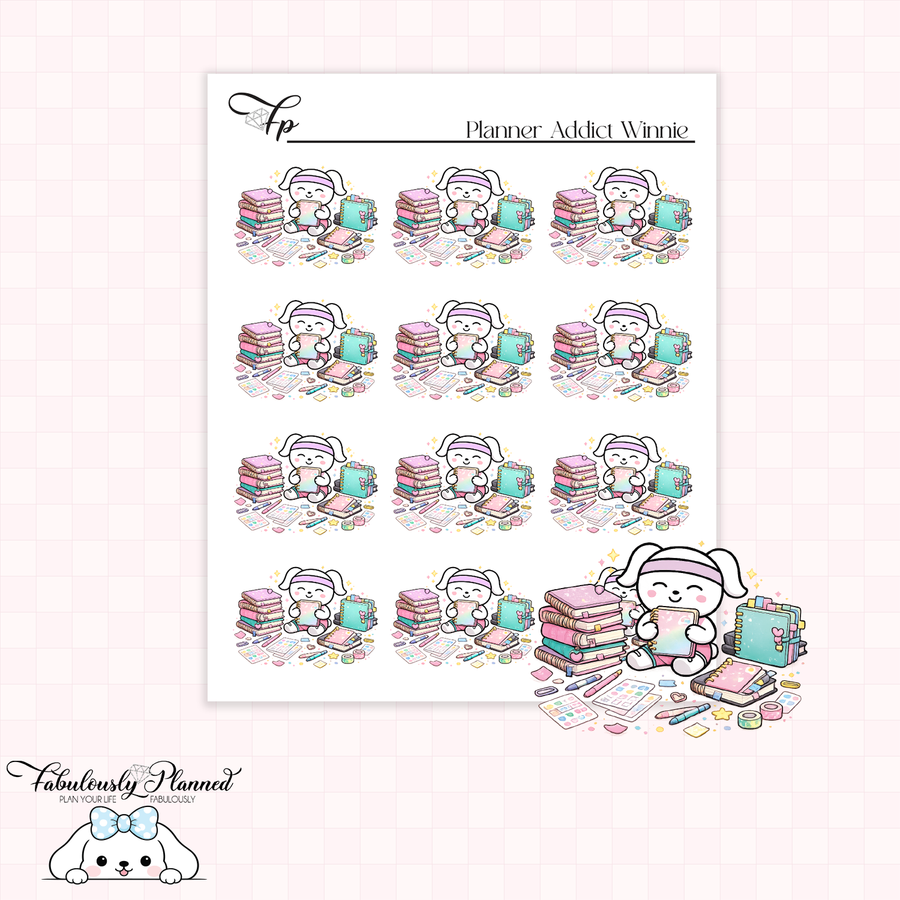 Planner Addict Winnie Stickers
