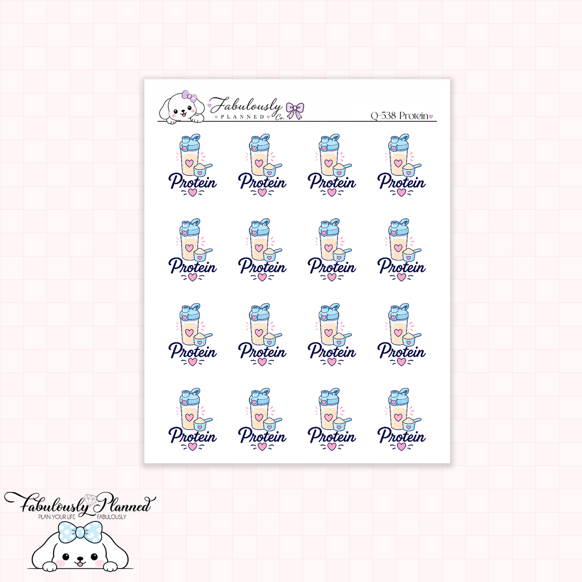 Protein Planner Stickers