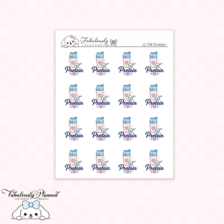 Protein Planner Stickers