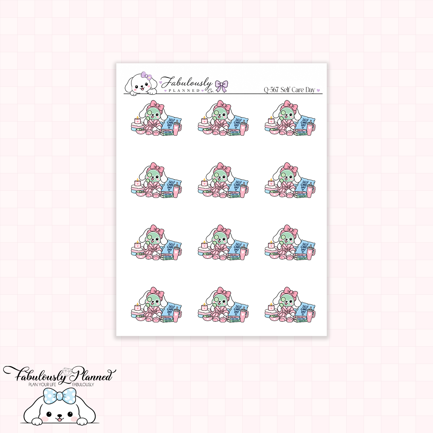 Self Care Planner Stickers