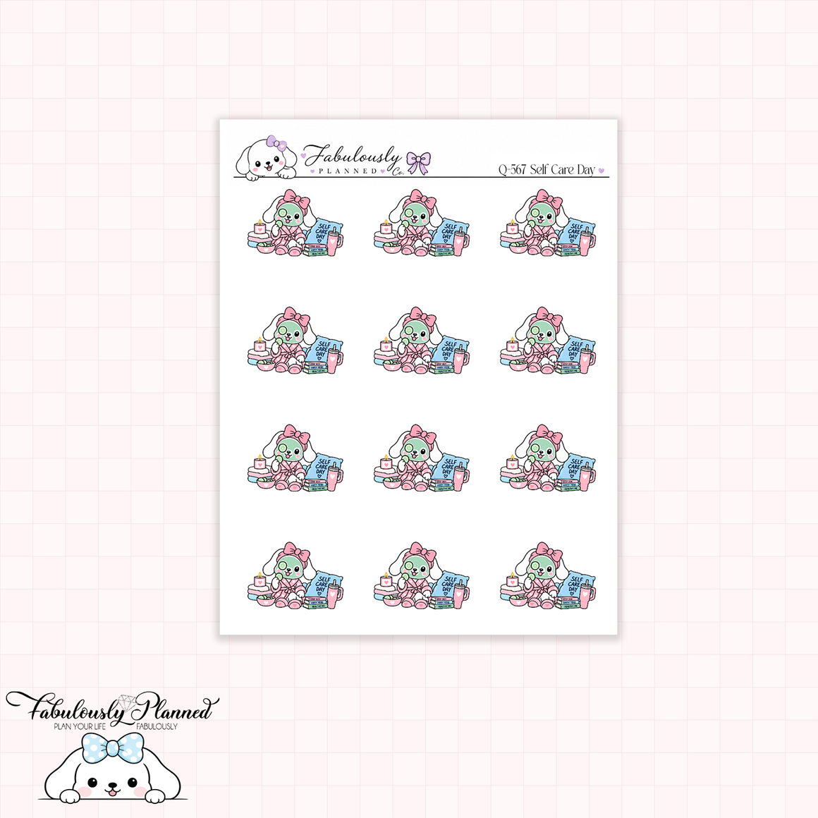 Self Care Planner Stickers