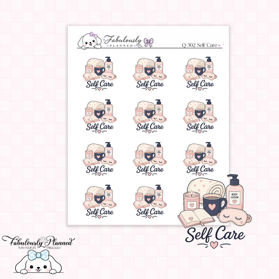 Self Care Planner Stickers