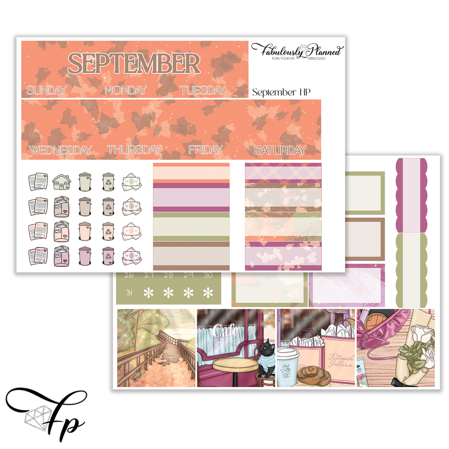 September Monthly Happy Planner